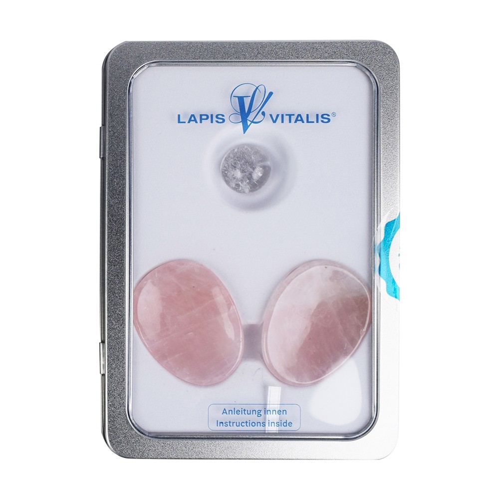 Augenstein-Set Rosenquarz (Lebensfreude) | GH Edelsteine, Heilsteine & Schmuck