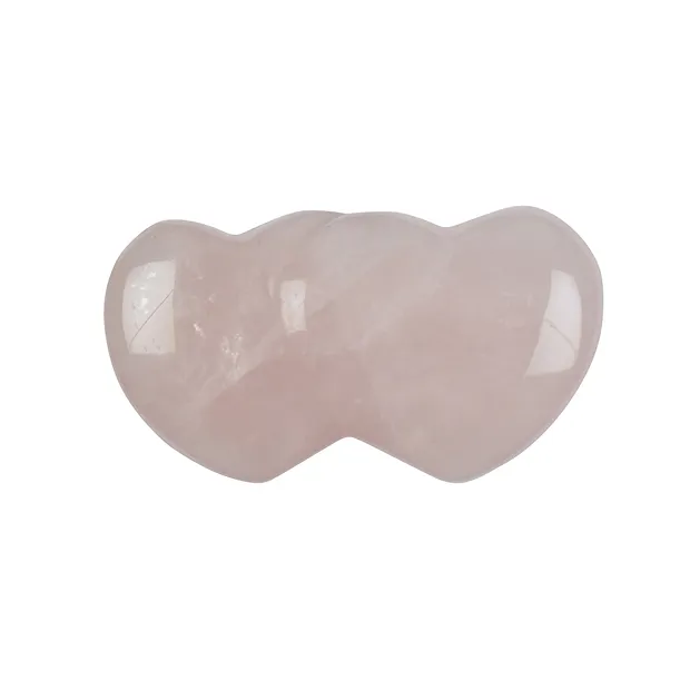 Partnerherz Rosenquarz, 04,3cm (6 St./VE) | GH Edelsteine, Heilsteine & Schmuck