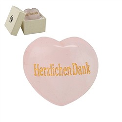 0513320053 Cuore con incisione &quot;Grazie mille&quot; in confezione regalo | Marco Schreier