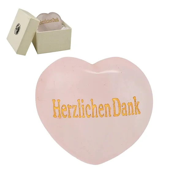 Herz mit Gravur "Herzlichen Dank" in Geschenkschachtel | Marco Schreier