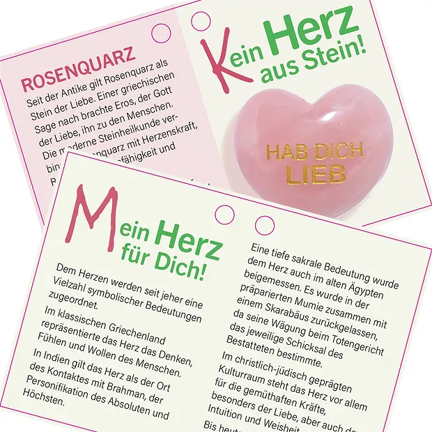 Herz mit Gravur "Hab Dich lieb!" in Geschenkschachtel | Marco Schreier