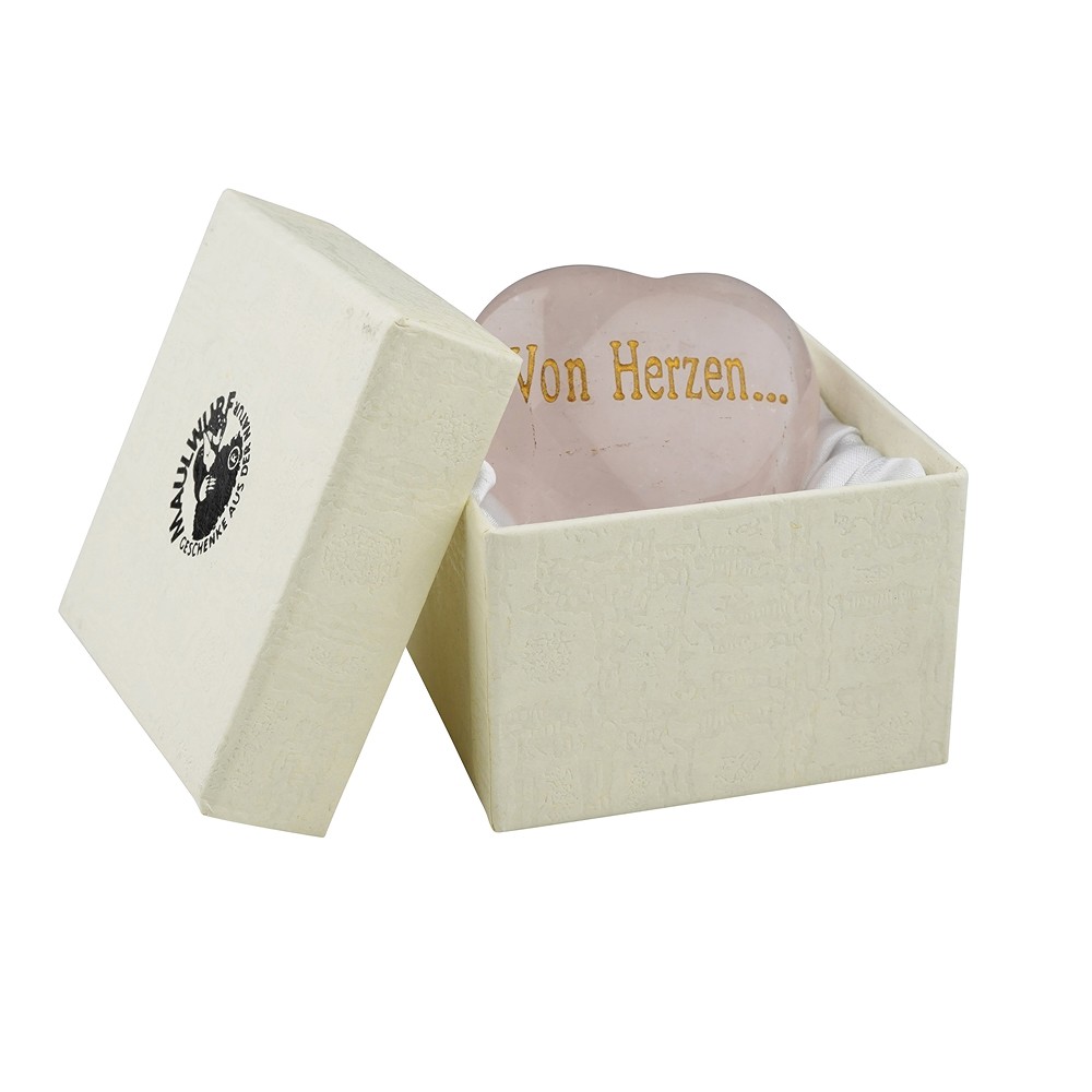 Heart with engraving "From the heart..." in gift box | Marco Schreier