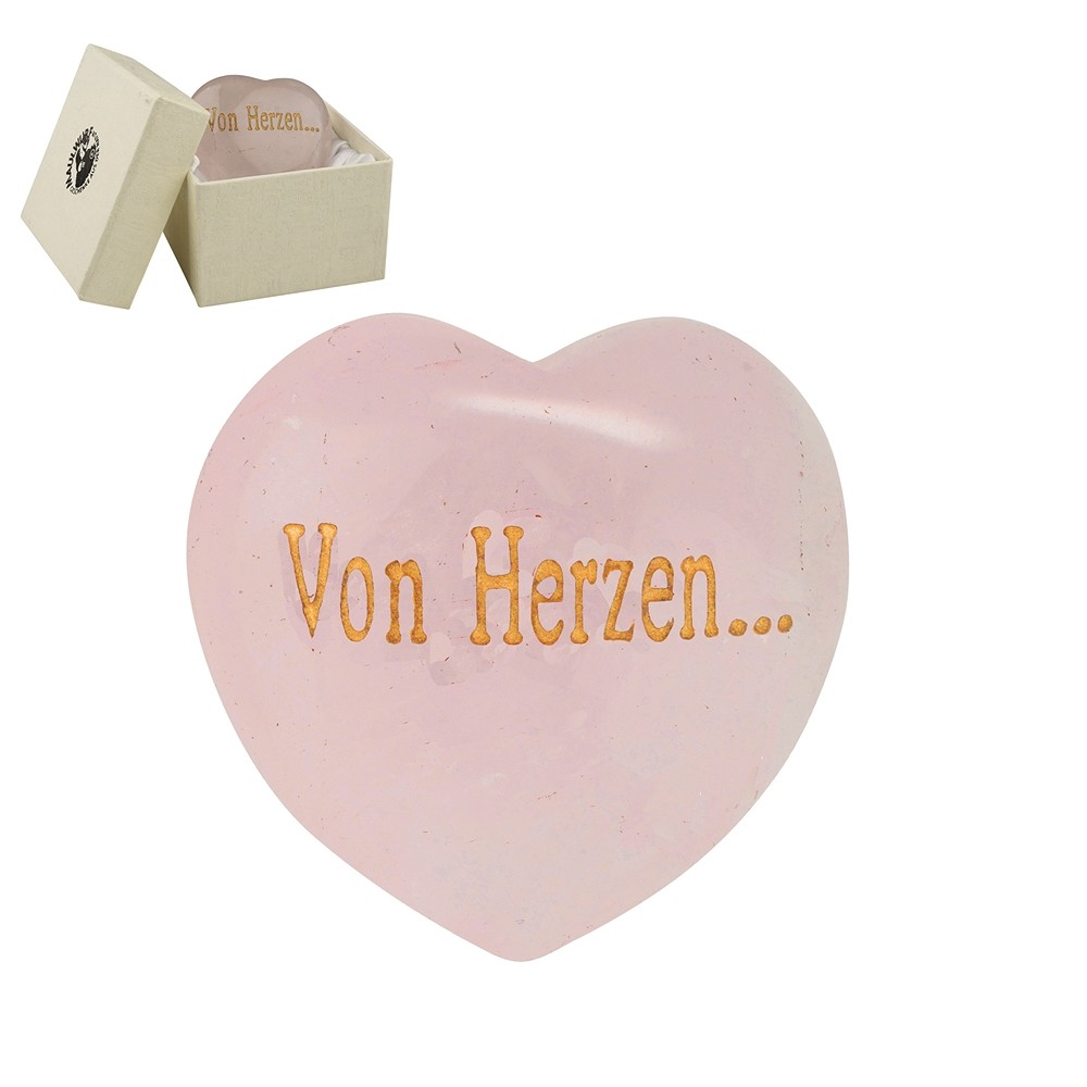 Heart with engraving "From the heart..." in gift box | Marco Schreier