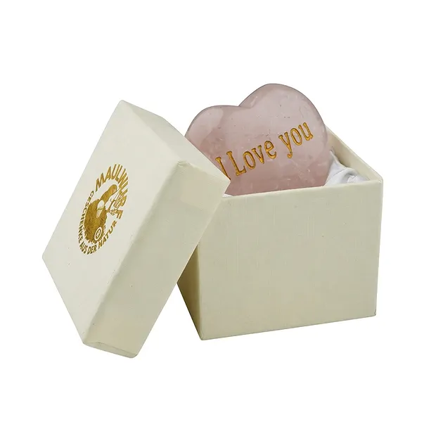 Herz mit Gravur "I love you" in Geschenkschachtel | Marco Schreier