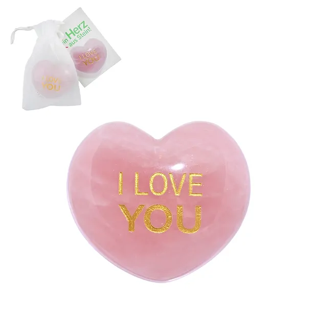 Herz mit Gravur "I love you" in Geschenkschachtel | Marco Schreier