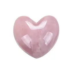 0513320084 Cœur bombé, Quartz rose, 08cm, boîte cadeau | Marco Schreier