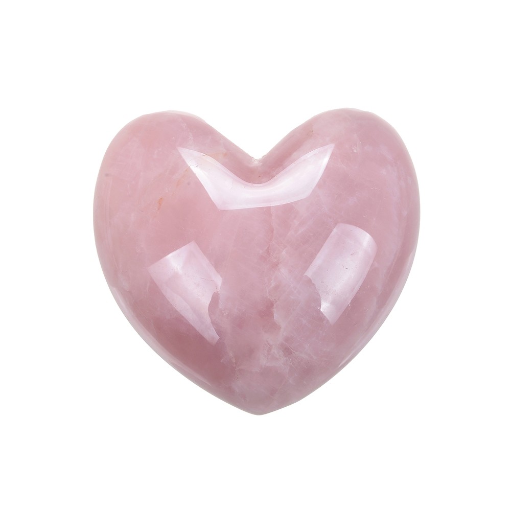 Heart puffy heart, Rose Quartz, 08cm, gift box | gems, healing stones & jewelry