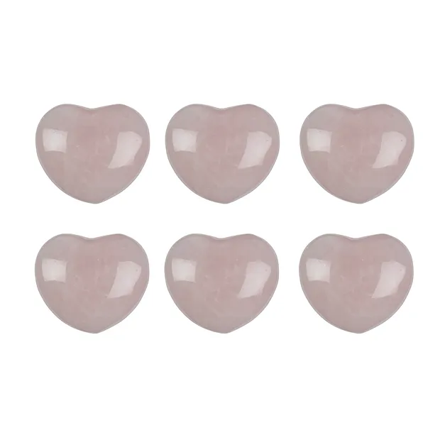 Herz (Taschenherz), Rosenquarz, 3,3 x 3,9cm | Edelsteine, Heilsteine & Schmuck