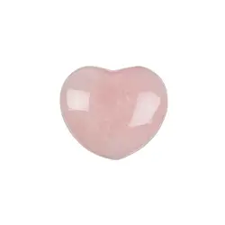 0513320353 Heart (pocket heart), Rose Quartz, 3.3 x 3.9 cm | gems, healing stones & jewelry