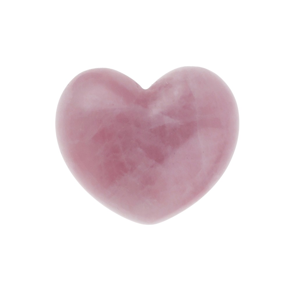 Corazón abombado, Cuarzo rosa, 4,5 cm, calidad AA | Marco Schreier