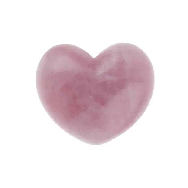 Herz bauchig, Rosenquarz, 4,5cm, AA-Qualität | Edelsteine, Heilsteine & Schmuck
