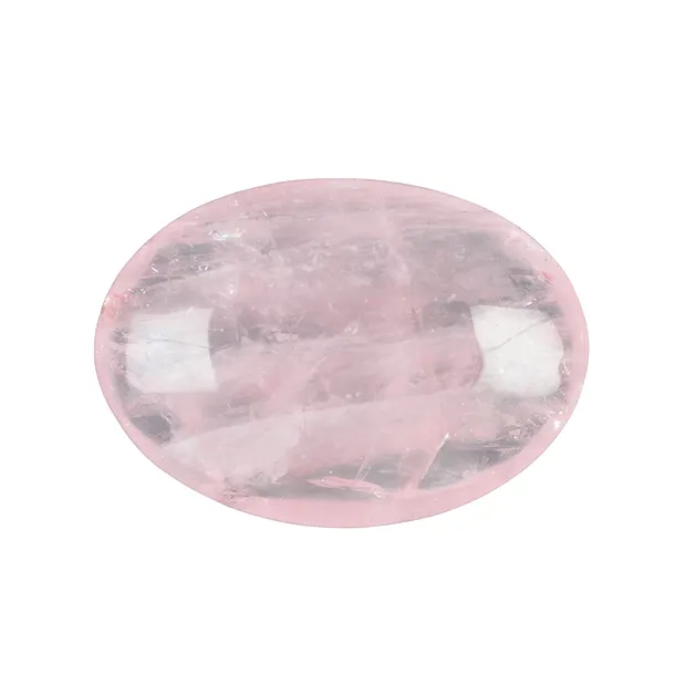 Linsenstein Rosenquarz extra | Mineralienhandel Edelsteine, Heilsteine & Schmuck