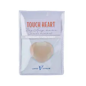Touch Heart Rosenquarz mit Beileger in Pouch | Edelsteine, Heilsteine & Schmuck