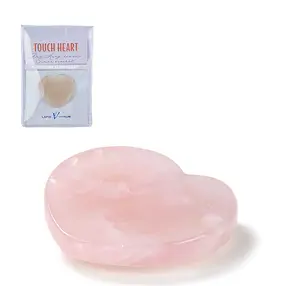 Touch Heart Rosenquarz mit Beileger in Pouch | Edelsteine, Heilsteine & Schmuck