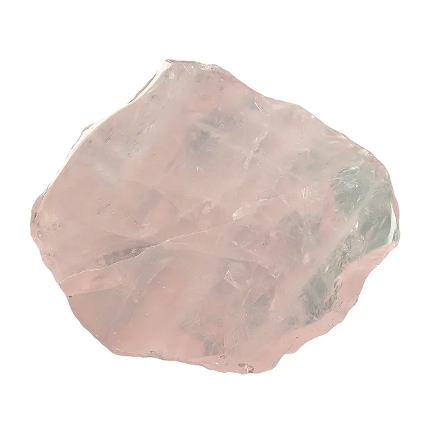 Pièces polies d'un côté Quartz rose (Madagascar), 07 - 10cm | Marco Schreier