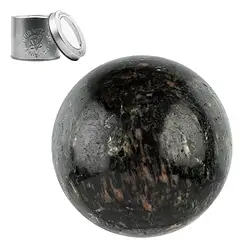 0513801041 Cuenta de masaje de Turmalina negra (estabilizado), 4,0cm, en caja de regalo | Marco Schreier
