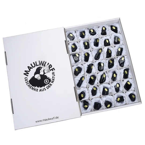 Cristaux bruts Schorl, 02 - 04cm, polis (35 pcs/UC) | Marco Schreier