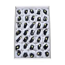 0513802135 Raw Tourmaline (black) crystals, 02 - 04cm, polished (35 pcs./ PU) | Marco Schreier