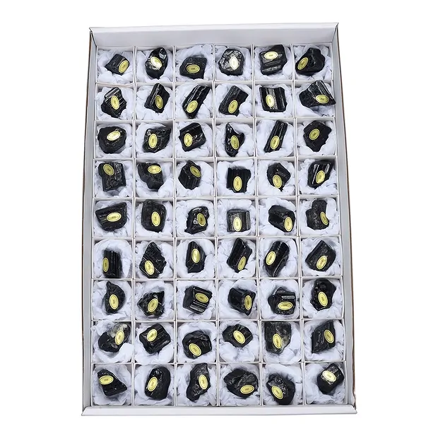 Cristaux bruts Schorl, 01,5 - 04cm, polis (54 pcs/UC) | Marco Schreier