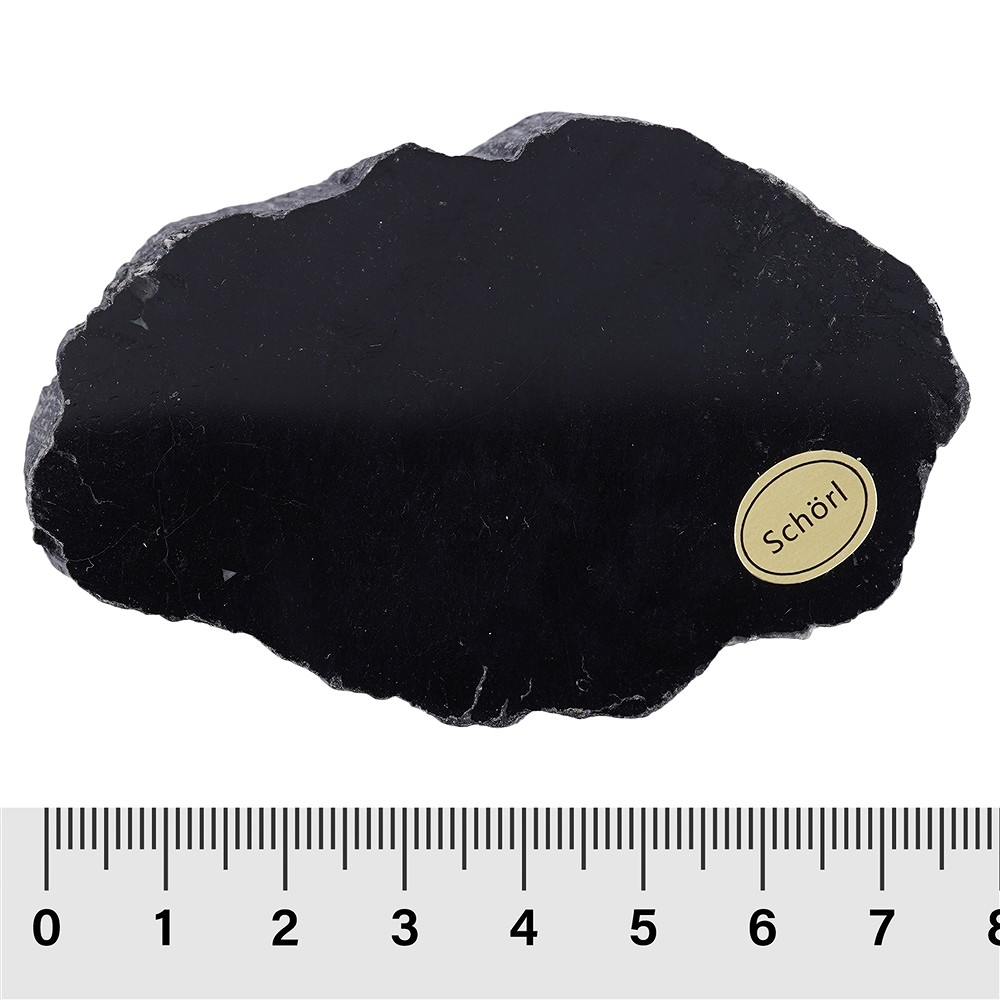 Anschliffe / Platten Schörl, 5 - 7cm (24 St./VE) | Marco Schreier