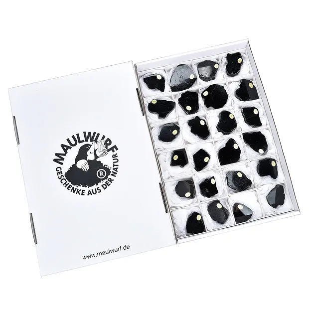 Pièces polies d'un côté Schorl, 5 - 7cm (24 pcs/UC) | Marco Schreier