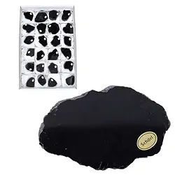 0513808024 Pièces polies d'un côté Schorl, 5 - 7cm (24 pcs/UC) | Marco Schreier