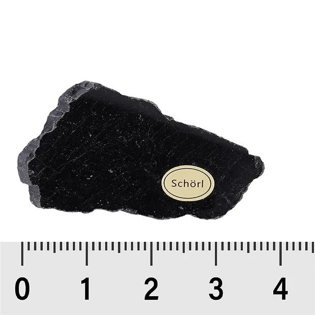 One side polished pieces / Slabs Tourmaline (black), 4cm (35 pcs./ PU) | Marco Schreier