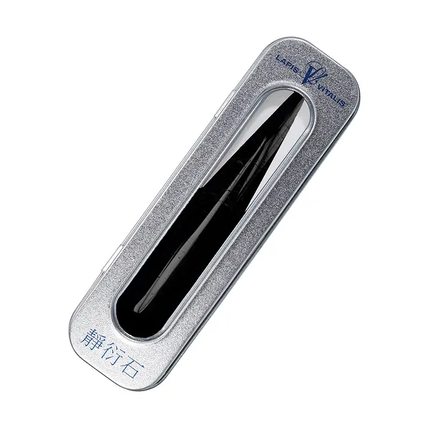 Massage stylus Tourmaline (black) (stab.) thick, in gift box | Marco Schreier