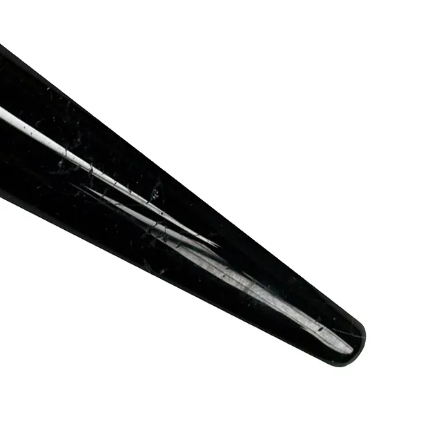 Masajeador con punta Turmalina negra (estabilizado) gruesa, en caja de regalo | Marco Schreier