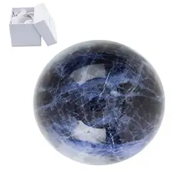 0514601041 Massage ball Sodalite, 4.0 cm, in gift box | wholesaler gems & healing stones