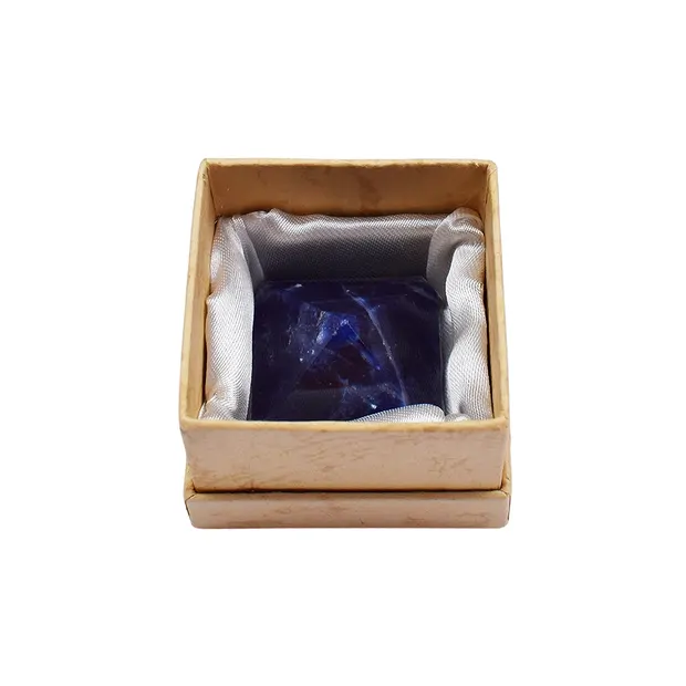 Pyramide Sodalite en boîte cadeau, 03cm | Marco Schreier