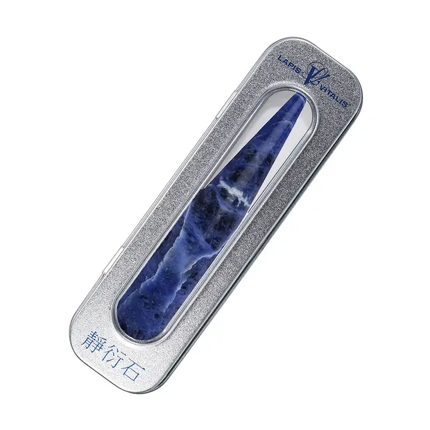 Massagegriffel Sodalith dick, in Geschenkdose | Edelsteine, Heilsteine & Schmuck