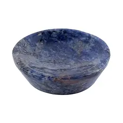 0514614004 Schale Sodalith rund, 9cm | Schreier Großhandel Edelsteine, Heilsteine & Schmuck