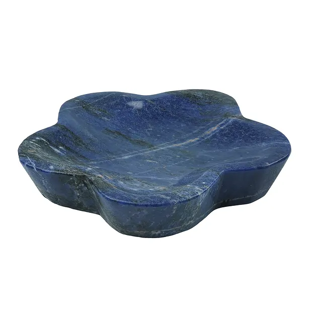 Schale Sodalith Blume, 12cm | Mineralien-Handel Edelsteine, Heilsteine & Schmuck