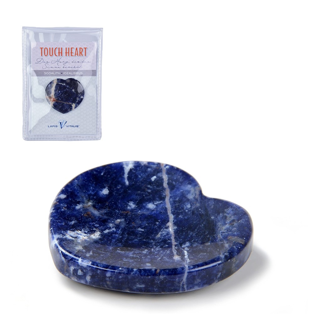 Toque Corazón Sodalita con inserto en bolsita | Marco Schreier