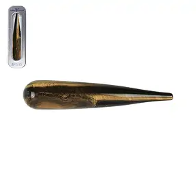 Massagegriffel Tigerauge dick, in Geschenkdose | Marco Schreier