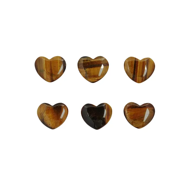 Heart (pocket heart), Tiger's Eye, 2.8 cm (mini) | Marco Schreier