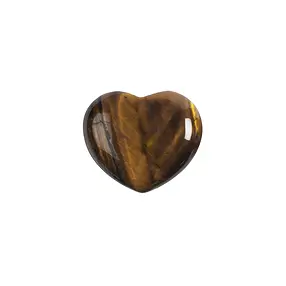 Corazón de bolsillo, Ojo de tigre, 2,8 cm (mini) | Marco Schreier