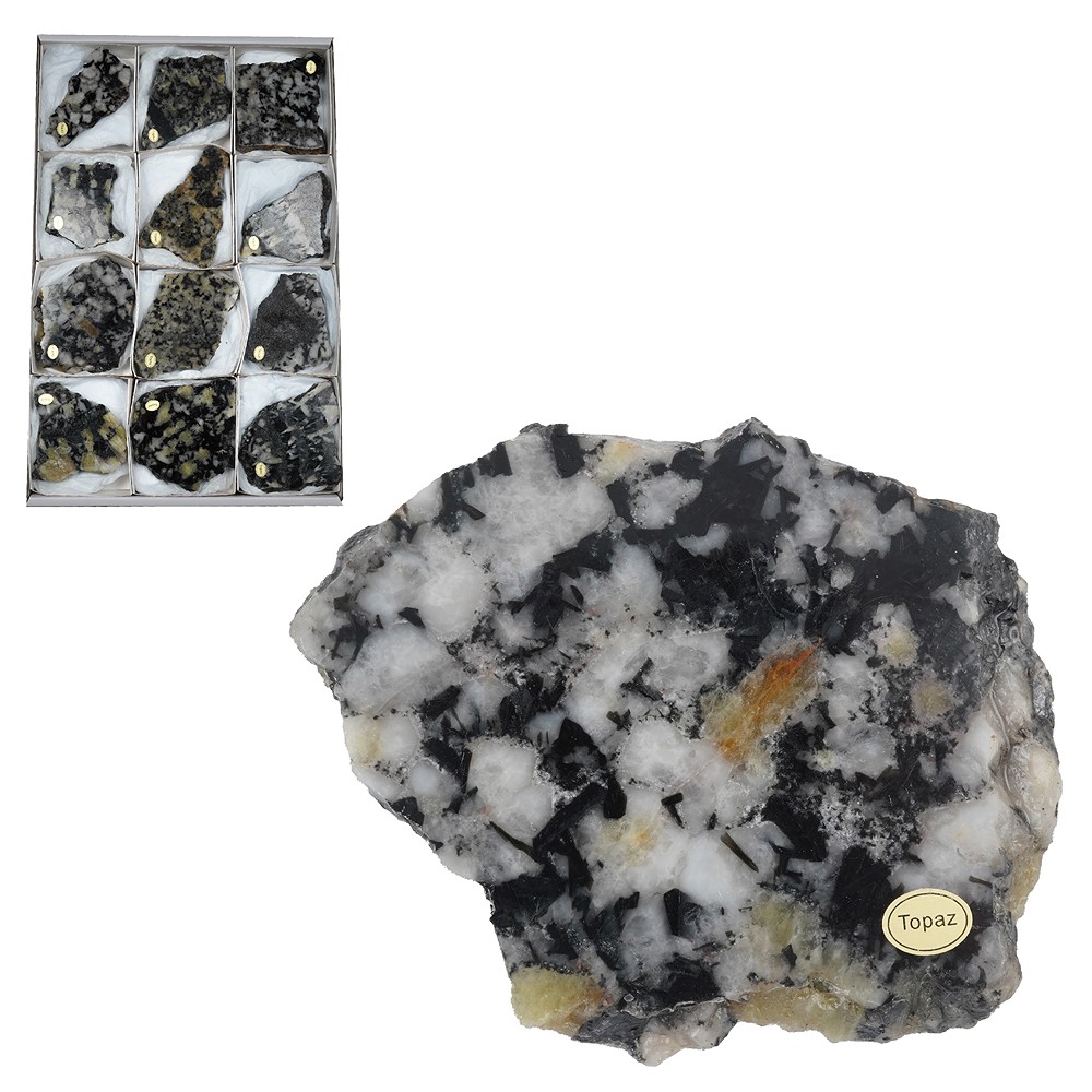 Slabs Topaz (yellow) (Pyknit), 7.0 - 10.0cm (12 pcs./ PU) | Marco Schreier