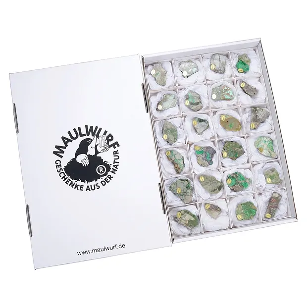 Pièces polies d'un côté Variscite, 4,0 - 6,0cm (24 pcs/UC) | Marco Schreier