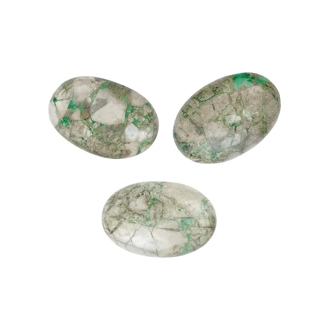 Linsenstein Variscit in Matrix | Großhändler Edelsteine, Heilsteine & Schmuck