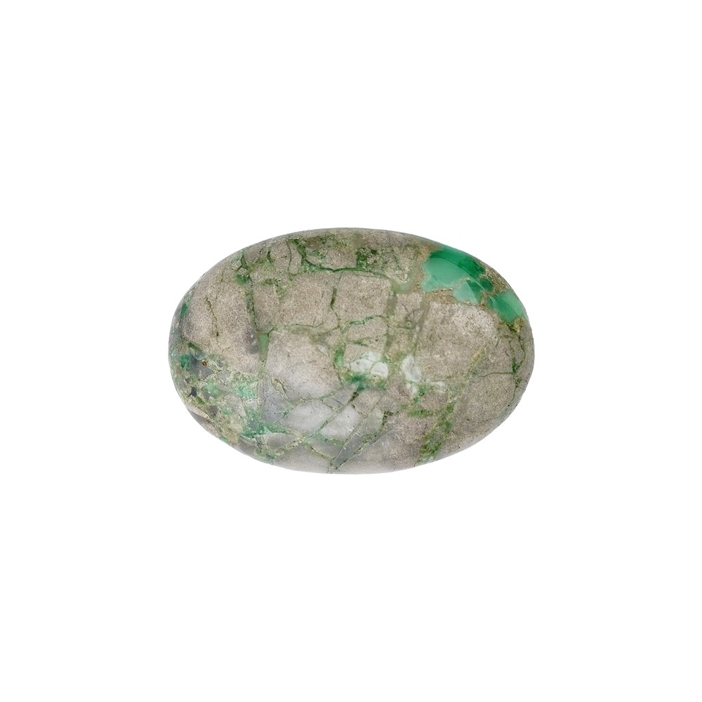 Lente di pietra Variscite in Matrice | grossista gemme e pietre curative