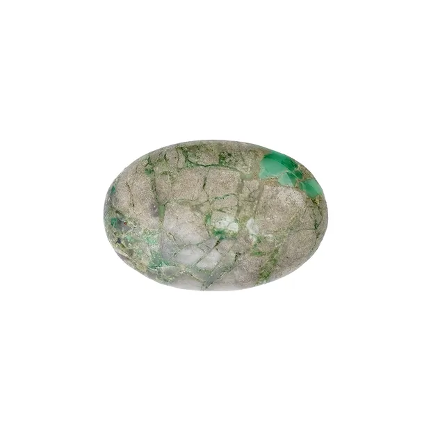 Lente di pietra Variscite in Matrice | grossista gemme e pietre curative