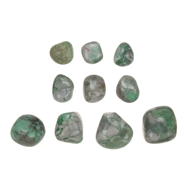 Pietra burattata di Variscite, 1,5 - 2,5 cm (UC) | Marco Schreier