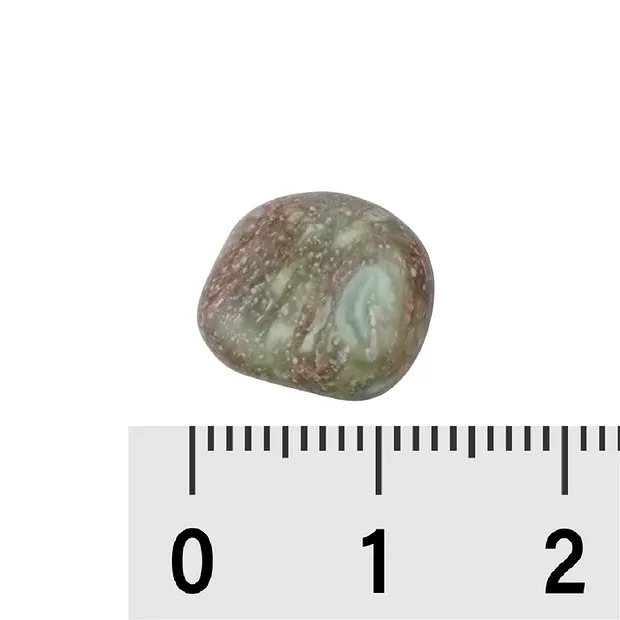 Pietra burattata Variscite, 1,2 - 1,8 cm (UC) | Marco Schreier