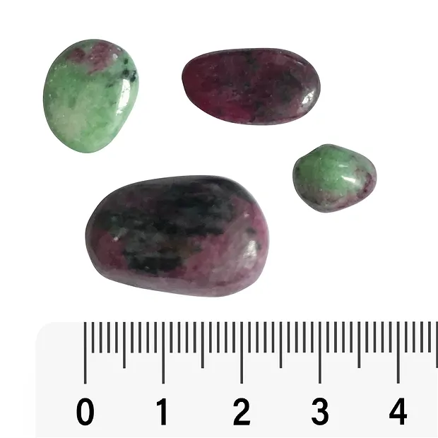 Piedras rodadas Zoisita rubí, 1,0 - 2,5cm (100g/VE) | Marco Schreier