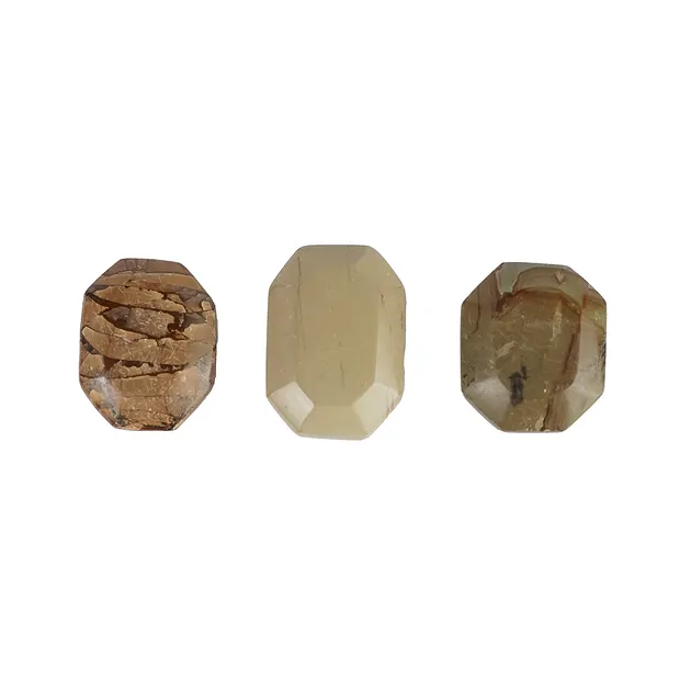 Flatstone Jaspis (Bilderjaspis), 3,0 x 2,5cm | Edelsteine, Heilsteine & Schmuck