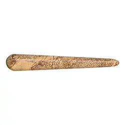 0516412010 Jasper (Landscape) massage stylus (sandstone) | wholesaler gems & healing stones