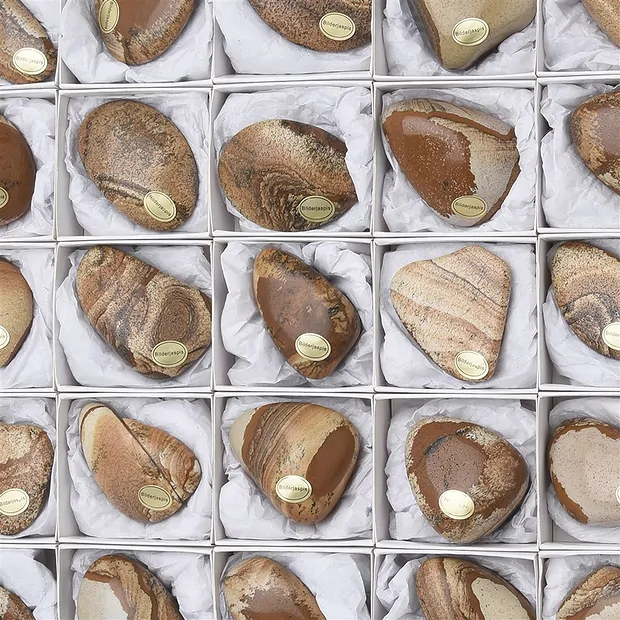 Tumbled Stones Jasper (Picture jasper), 04 - 06cm (35 pcs./ PU) | Marco Schreier