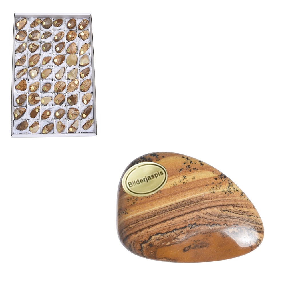 Pietra burattata diaspro (Diaspro paesaggio), 03 - 05 cm (54 pz./ UC) | Marco Schreier